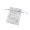10pcs Organza Gift Bags Multicolor Moon & Star – Jewelry Pouches for Wedding, Party Favors, Candy, and Jewelry Packaging