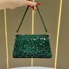 New Women's Handbag, Handbag, Cheongsam Bag, High-end Light Luxury Dinner Bag, Rhinestone Crossbody with Diamonds