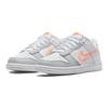 Nike Dunk Low SE GS 3D Swoosh Kids Sneakers White Pure-Platinum Total-Orange DR0171-100