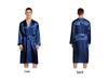 Cardigan de Pijama Masculino Plus Size Leve Luxo Toque de Seda: Estilo Europeu e Americano