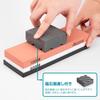 Akizora Sharpening Stone Set with Surface Angle Fixing and Strong Rubber Ideal for Home Medium Grit (1000/6000 grit, double-sided) Leveler, Holder,