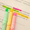 3 Pack Cute Candy Color Kawaii Highlighter Ink Stamp Pen Creative Marker School Supplies Office Stationery (Random Colors)