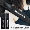 TXF4   2PCS Car Seat Belt Safety Belt Shoulder Protector Cover for Mercedes Benz AMG W204 W205 W203 W211 W212 W213 W201 W210 W124 W126