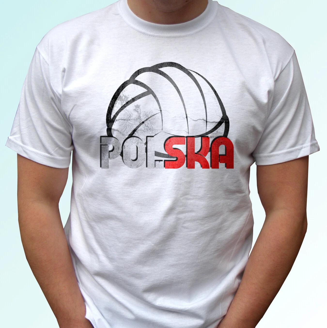 Polska siatkowka koszulka flaga volleyball poland kids boys T-Shirt top koszulki polski 110