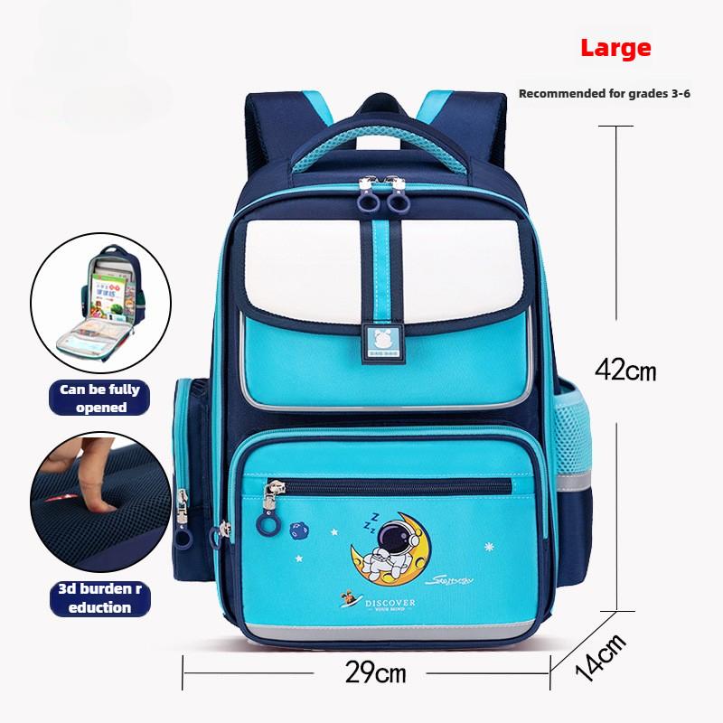 Primary School Children's Schoolbag Spine Protection To Reduce The Burden of Large-capacity British Style Children's Backpack