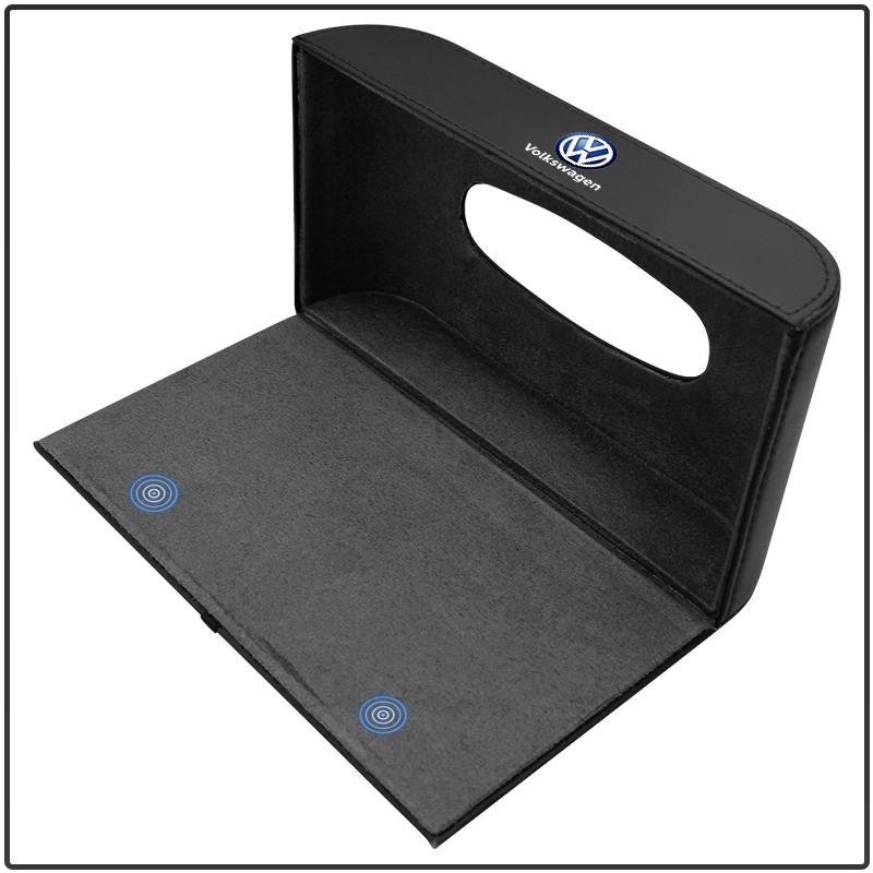1Pcs Car Tissue Box Holder Armrest Box Storage Case Car Accessories For Volkswagen Golf-5 6 7 MK6 Jetta Lavida Polo Tiguan Passat B5 B6 B7