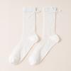 5 Pairs of Female Spring and Autumn Draw A Lovely Bow Ballet Socks