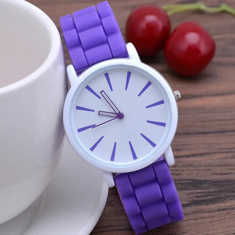 Orologio da Donna Moda Semplice Design Matita Orologi Digitali al Quarzo Casual Gelatina Multicolore Silicone Orologio da Donna Orologio da Polso da Vestito