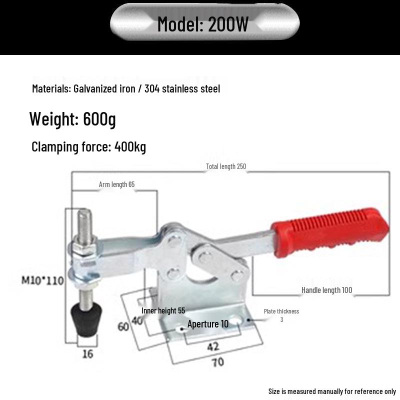 XB-203F Durable Quick Clamp Fixture for Machine Tools