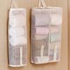 Underwear Storage Bag Reusable Large Capacity Storage Mesh Bag Hanging Closet Door Storage Bag for Home Storage Organization