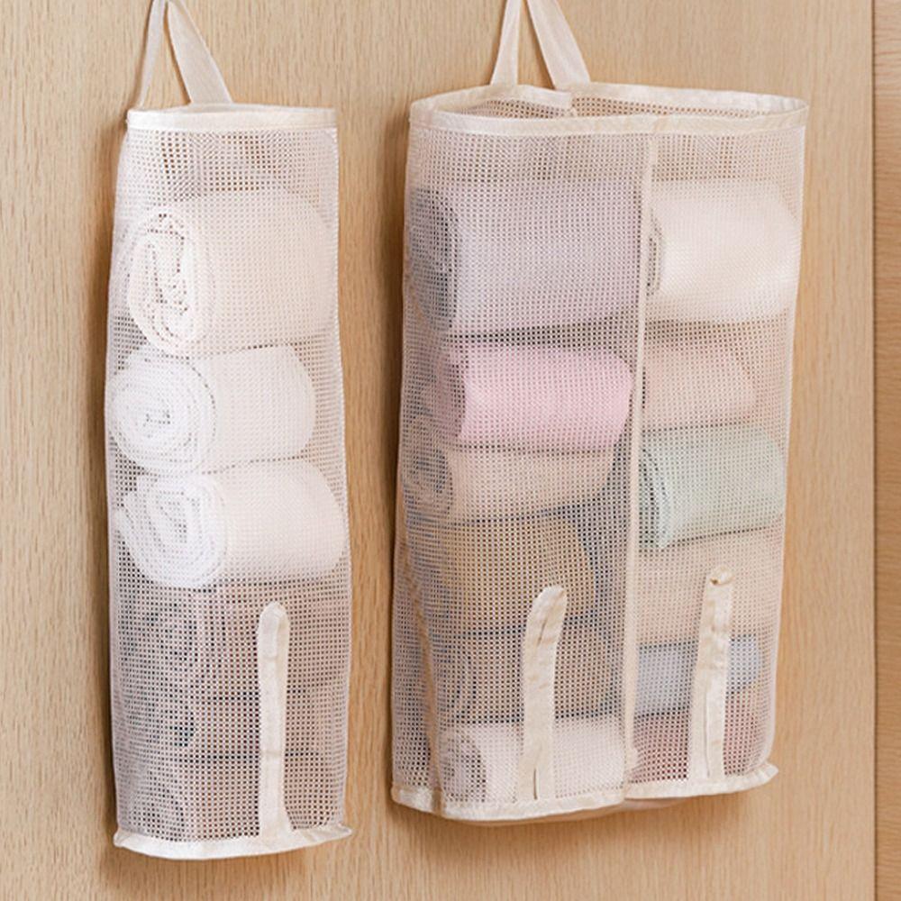 Underwear Storage Bag Reusable Large Capacity Storage Mesh Bag Hanging Closet Door Storage Bag for Home Storage Organization