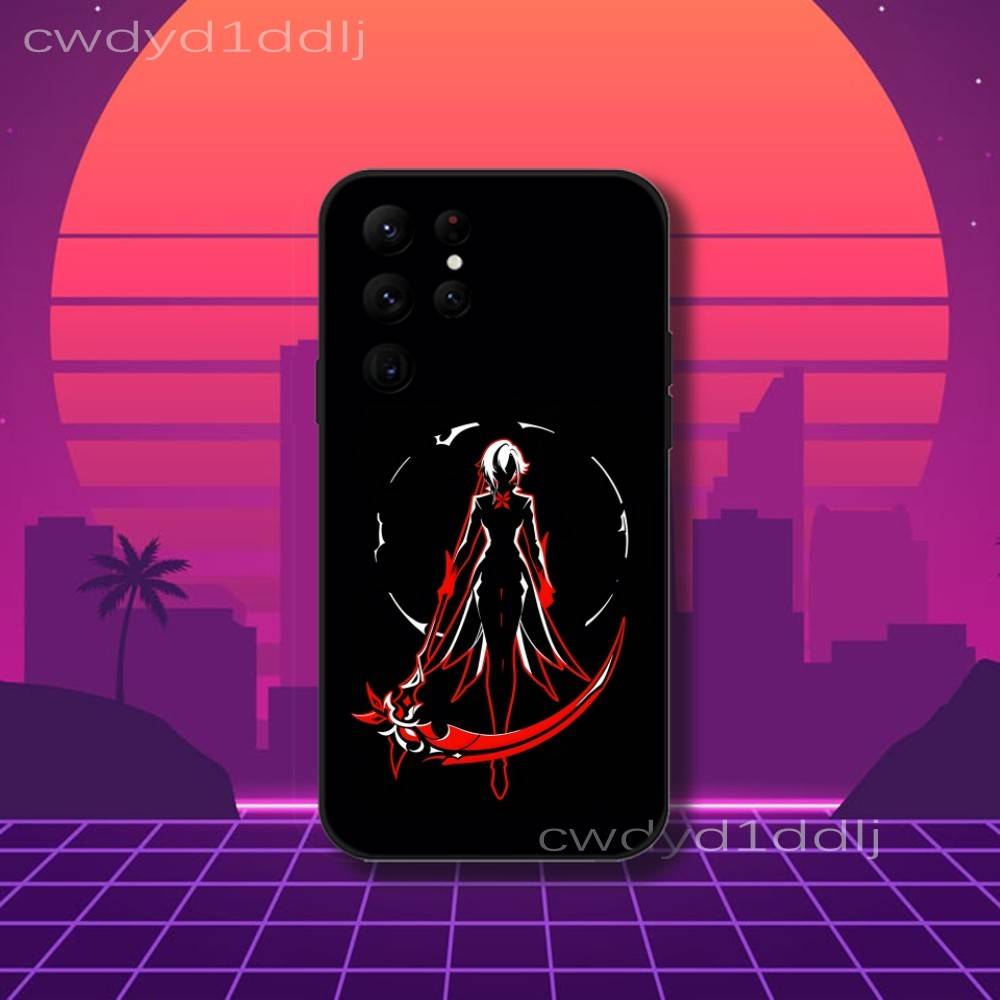 Arlecchino G-Genshin Impact Phone Case For Samsung S10,S21,FE,S21 ,S26,S25,S24,S23,Ultra,S9,S22,Plus Black Shell Cover