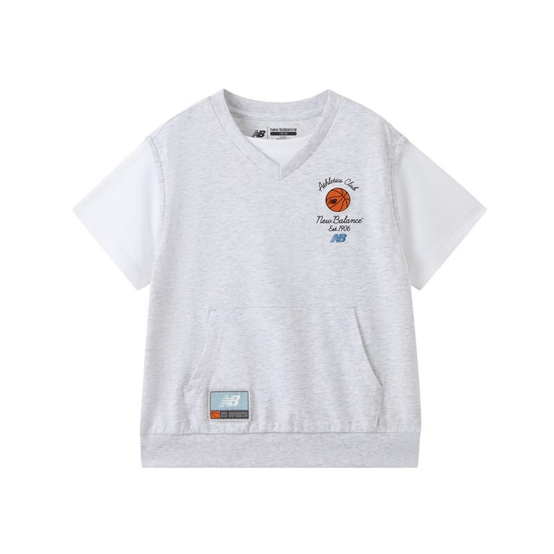New Balance Quick Dry T Shirts Kids 7EG22093-LGR 110
