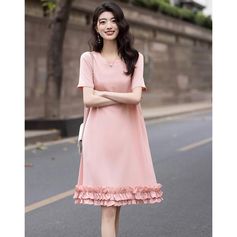 Demana Ruffled A-Line Midi Dress