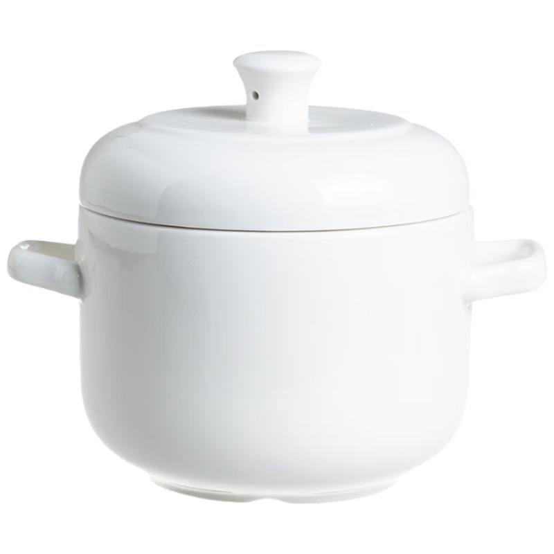 Ceramic Double-Handle Stew Pot 600ml