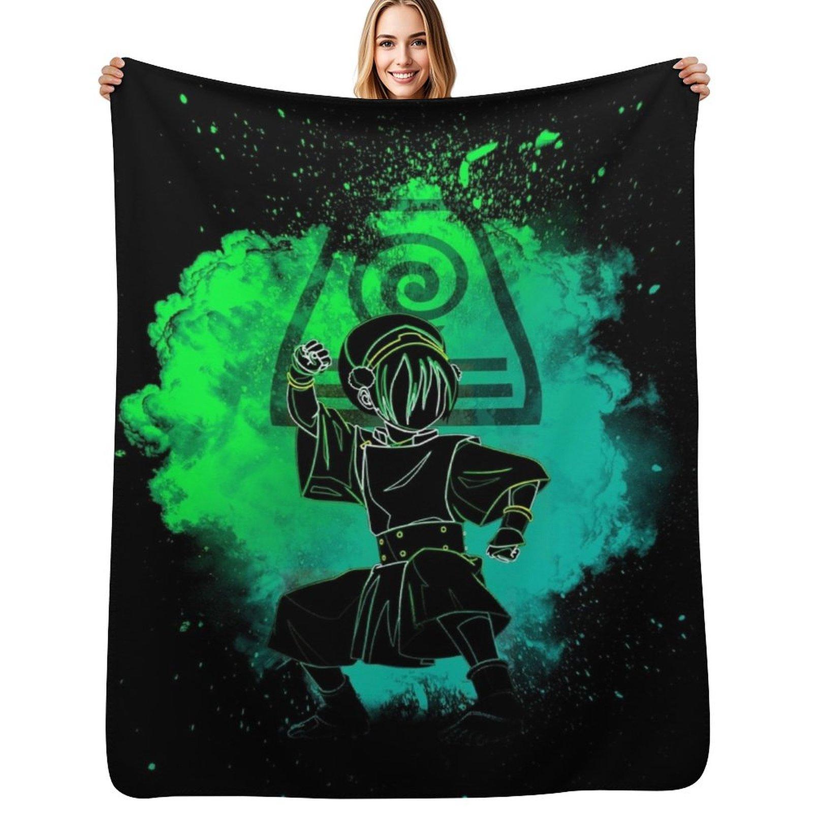 

Soul of the Earthbender Throw Blanket Cozy Napping Blanket Gift for Mom Dad 102x76cm(40x30in)