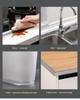 Aluminum Foil Tape 5-10m Waterproof Oil Proof Self Adhesive Kitchen Stove Sink Gap Seal Strip Heat Resistant for Countertop Edge