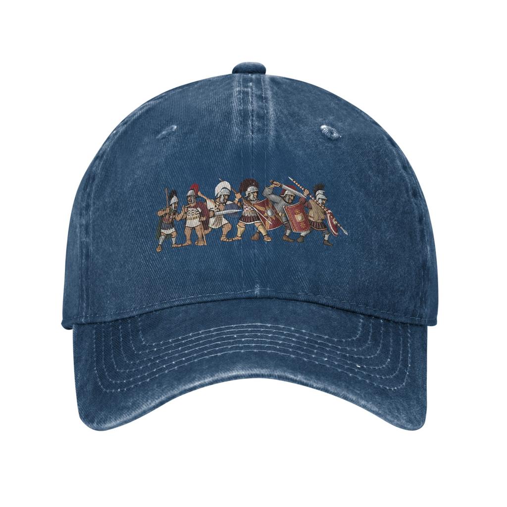 Roman Legion Soldiers Centurions Of The Empire Baseball Cap Unstructured Unisex Distressed Denim Snapback Hat Outdoor Adjustable