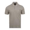 Ss26 Striped Trim Eagle Logo Embroidered Business Casual Short Sleeve Polo Shirt Men Polo Shirts Light-Gray EM004606AF23090U8049