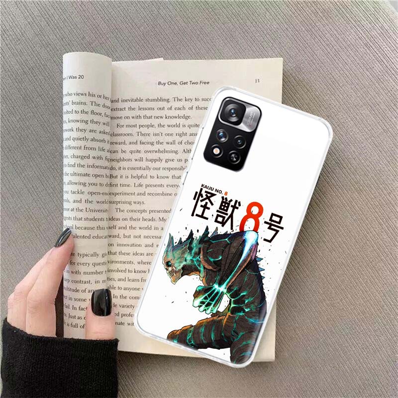 Kaiju Nr. 8 Anime Handyhülle Für Redmi Note 13 12 Pro Plus 14 15 Pro 5G 11 11T 11E 11S 10 Pro 10S 9 9S Hülle Handy Klar TPU Capa