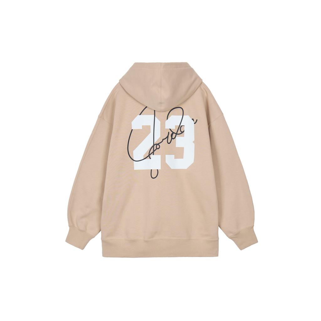 Jordan AS W AJ Girl Verbiage Fleece-Lined Casual Hoodie Women Tops Khaki FZ4334-221