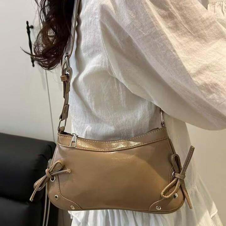 Bag Women's New Autumn and Winter 2025 European and American Bag Premium Bow Underarm Bag Versatile Shoulder Handbag