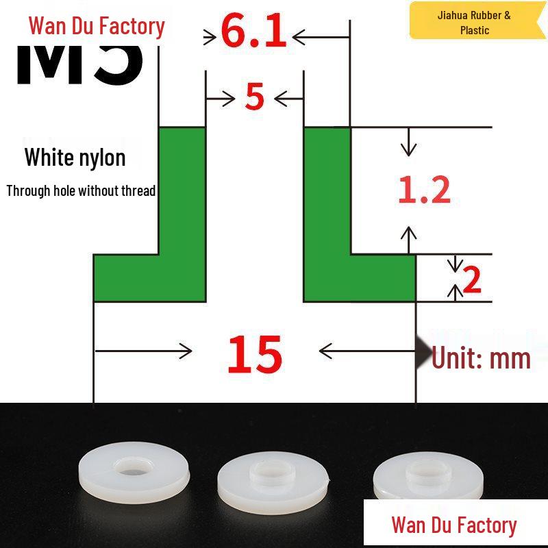 T-Shaped Nylon Insulating Bushing Spacer for M3-M35 Threads