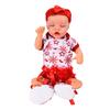 Lalka Niemowlę Reborn 18 cali Lalka Noworodek z Ubraniami Butelka do Karmienia Kolekcja Prezentów dla
