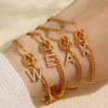 26-Letter Bracelet Versatile Temperament Premium Jewelry Diamond Design