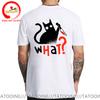 Novelty Murder Cat Bloody Knife What T Shirt Unisex Funny Humor Black Cats Tshirt Boys Fashion Casual Tee Shirt Summer Clothing