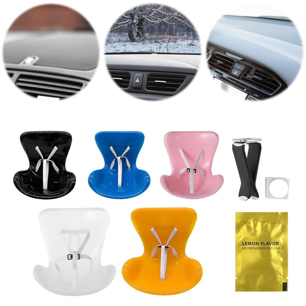 Cute Doll Car Seat with Belt Decorative Doll Sofa Seat Multi-Function Doll Vent Car Seat for Car Air-Conditioning Vents