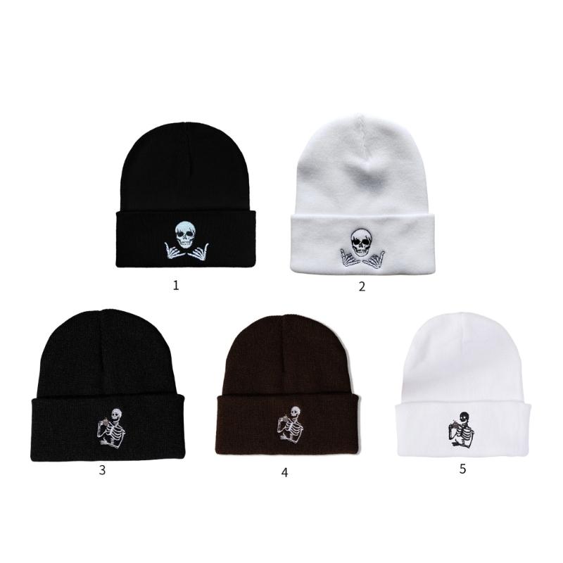 Beanies Hat Unisex Winter Outdoor Teens Streetwear Skull Caps for Ski Cycling