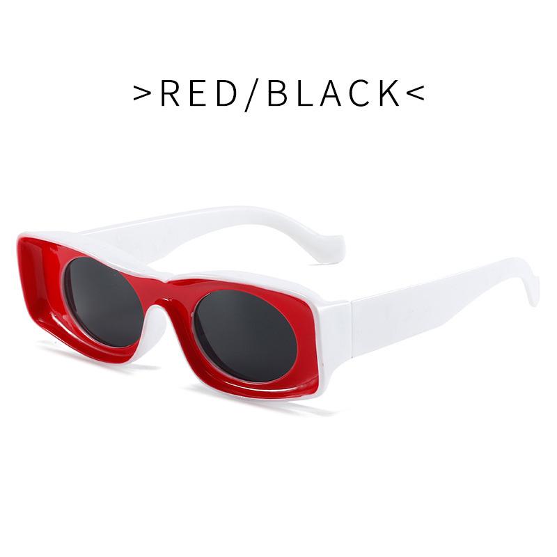 

New Oversized Square Frame Sunglasses Women s Fun and Personalized Street Shooting Sun Glasses Classic Men Vintage Eyewear UV400 As shown in the figu