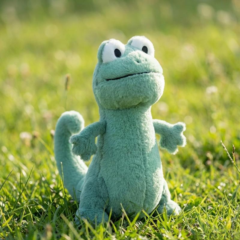 26Cm New Green Lizard Tom Plush Toys Anime Film Merchandise Character Roles Exquisite Animal Figurines Birthday Gifts For Friend
