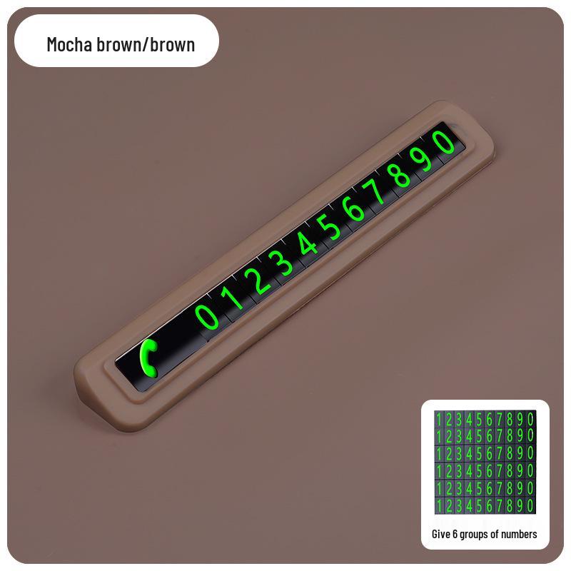 Luminous Creative Temporary Parking Card for Oshan Models: X70A, Z6, X5, Keshang, X7PLUS