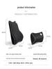 Premium Memory Foam Car Headrest & Lumbar Support Pillow Set