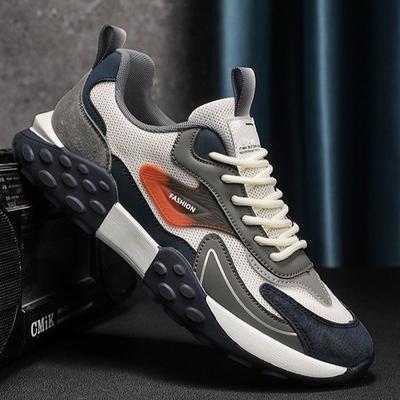 New Men's Shoes Mesh Fashion Low Top Shoes Fashionable Casual Sneakers Men's Comfortable Soft Sole Men's Running Shoes