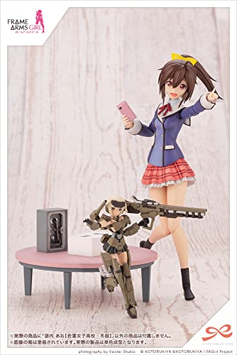 Sosai Shoujo Teien Aoi Gennai [Wakaba Girls' High School Winter Uniform] 1/10 Scale Plastic Model 159mm