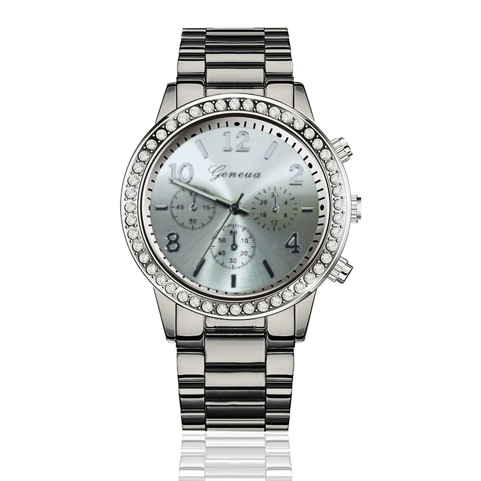 

Модные женские часы из нержавеющей стали, женские кварцевые наручные часы для отдыха