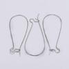 50Pcs Teardrop Ear Wire Earring Hooks Sturdy Earring Hooks Adornment Perfect For Fashionable Jewelry Crafting
