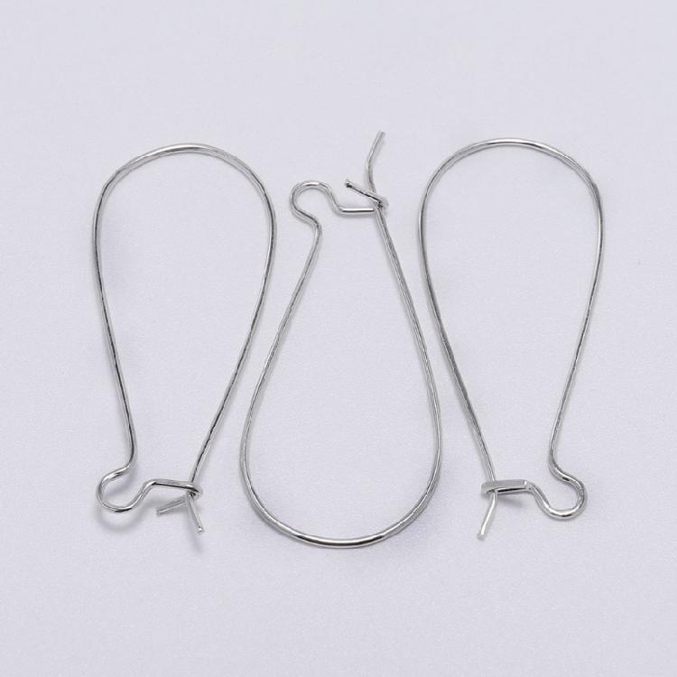 50Pcs Teardrop Ear Wire Earring Hooks Sturdy Earring Hooks Adornment Perfect For Fashionable Jewelry Crafting
