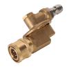 Quick Connecting Pivoting Coupler Attachment 1Celsius4in for Pressure Washer Nozzle   4500psi Garden Supplies