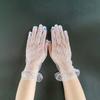 Flapper Lace Gloves 1920s Short Gloves for Concert Costume Accessories
