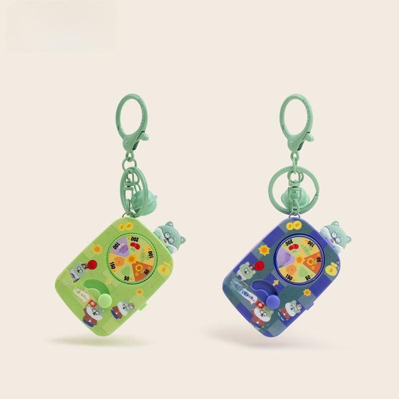 Plants Vs Zombies Originality  Fun Roulette Game Cartoon Pendant Keychain
