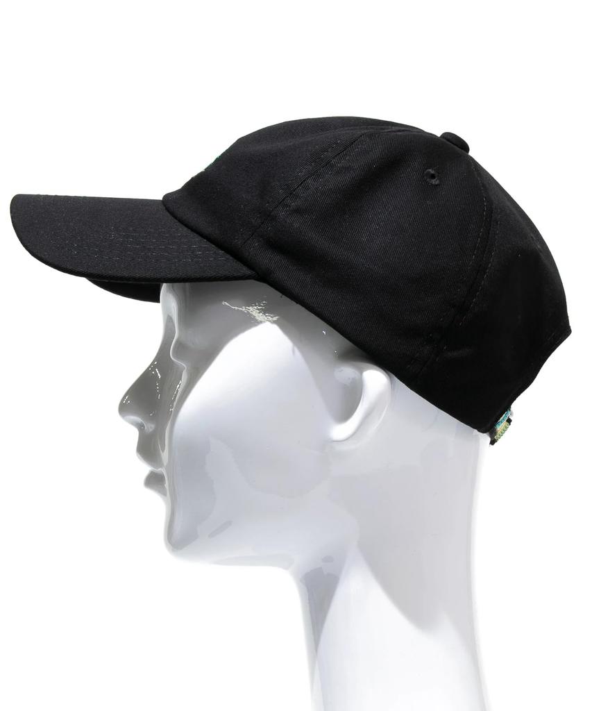 [go slow caravan] 342902 Twill Embroidered BB Cap, Black, Free Size