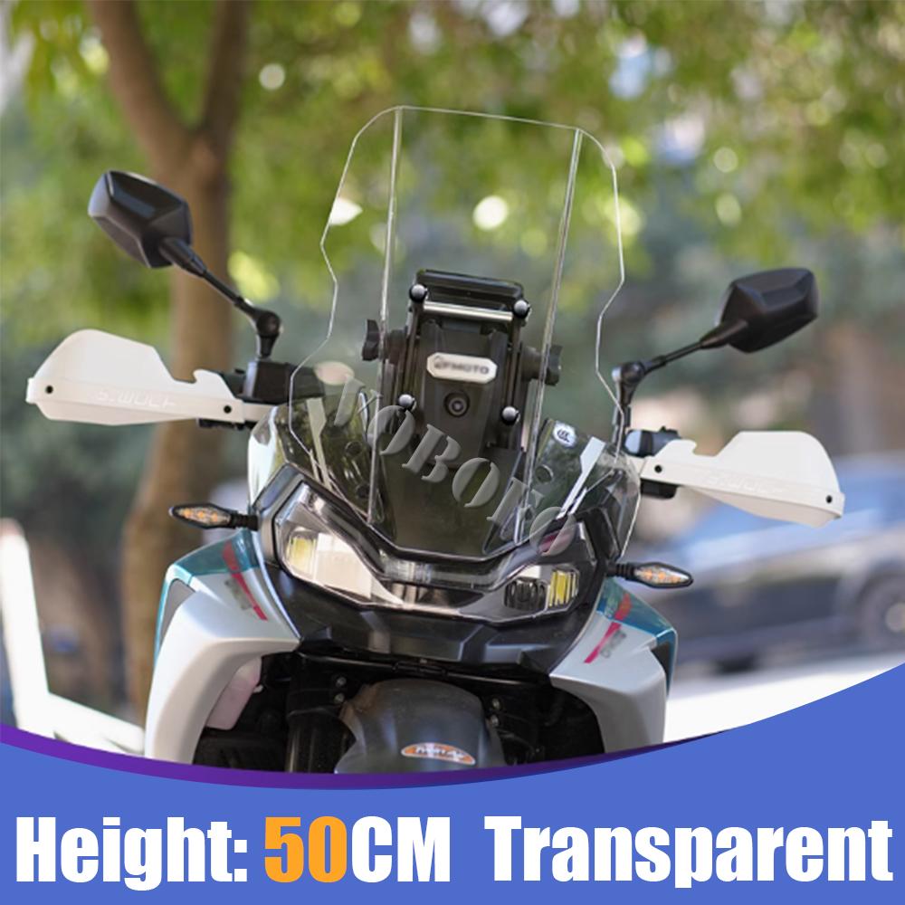 Heightened and Modified Motorcycle Windshield Windscreen Front Glass Accessories For CFMOTO 800MTX 800MT-X 800 MTX