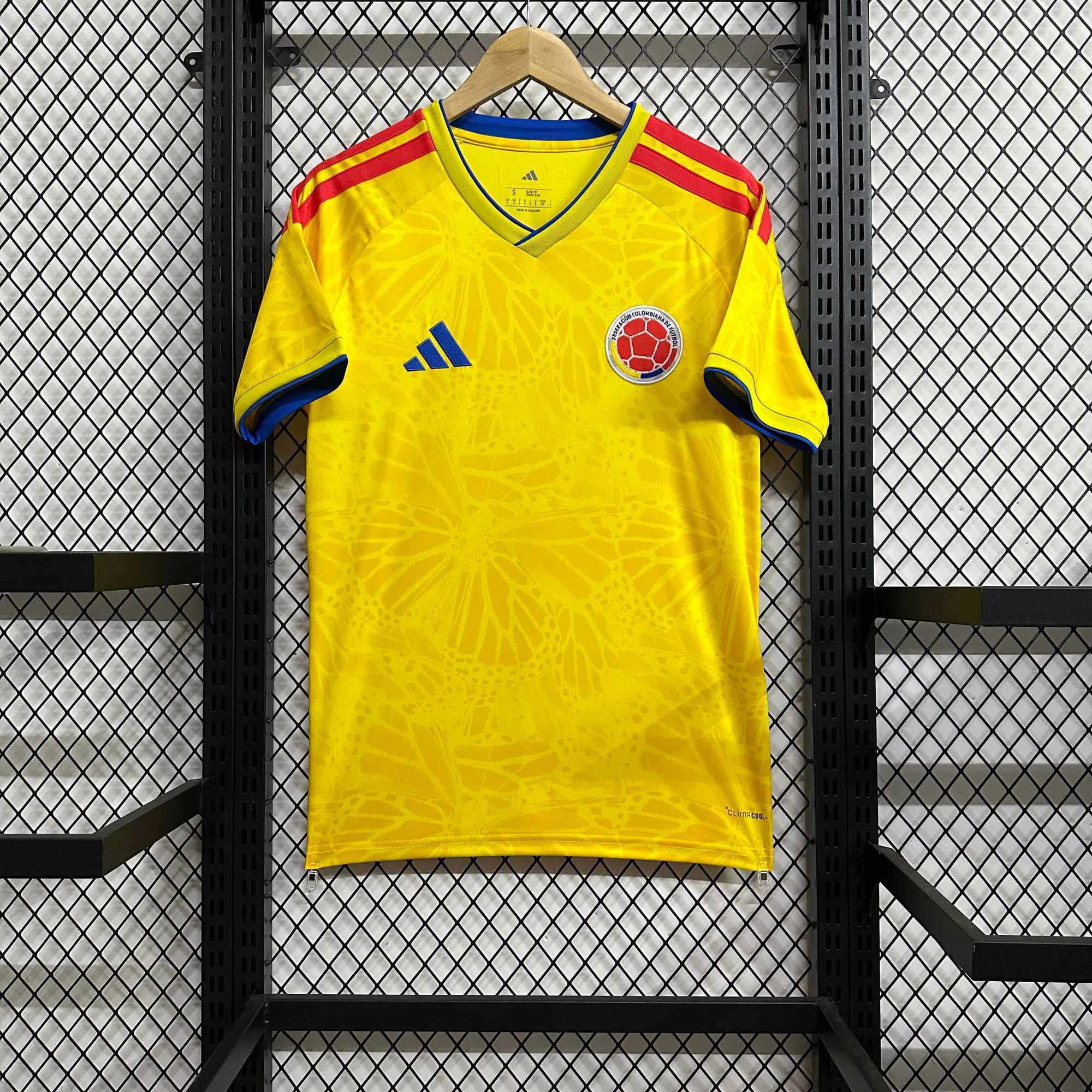 Kolumbien Weltcup Trikot Fußballkleidung Fan-Version S yellow