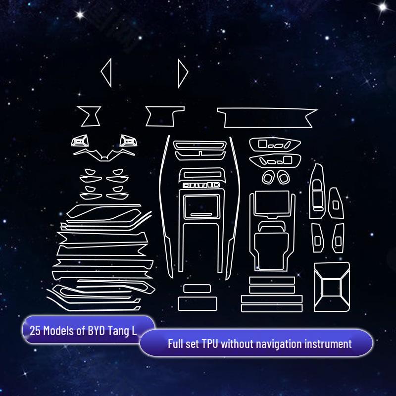 BYD Tang L Central Control Screen & Door Panel Protector Film Set