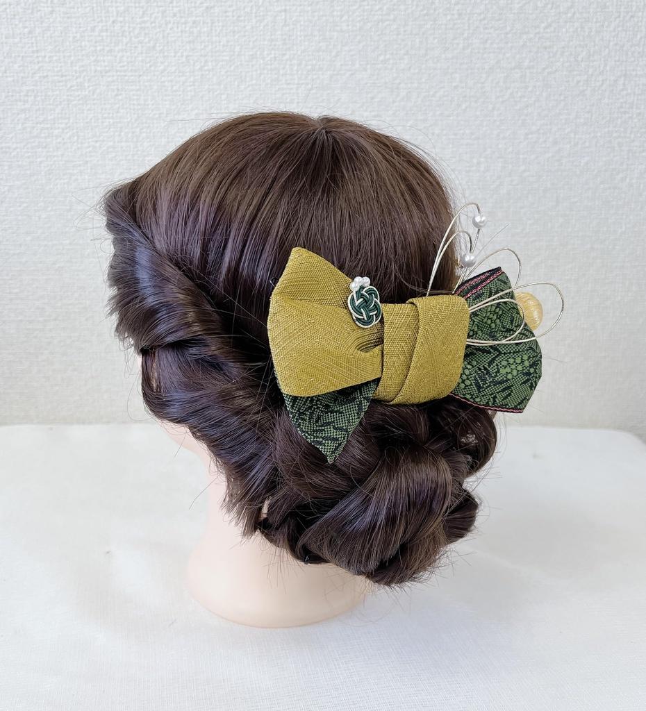 Lulus Tatami-Kantenband Haarschmuck - Haarschmuck für japanische Kleidung, Volljährigkeitszeremonie, Abschlusszeremonie, Hakama, Furisode,