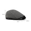 British Style Newsboy Cap Men's Beret Autumn Winter Warm Forward Cap